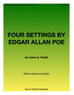 Four Settings by Edgar Allan Poe Vocal Solo & Collections sheet music cover